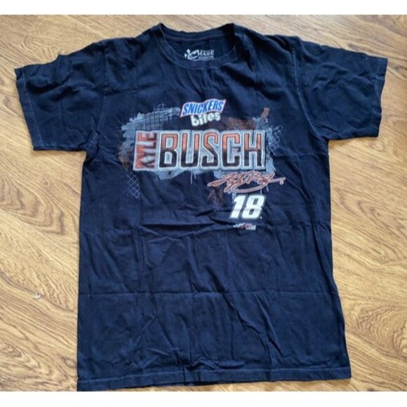 Chase Authentics 2013 Snicker Bites Kyle Busch Double Sided Shirt Medium - Picture 1 of 5